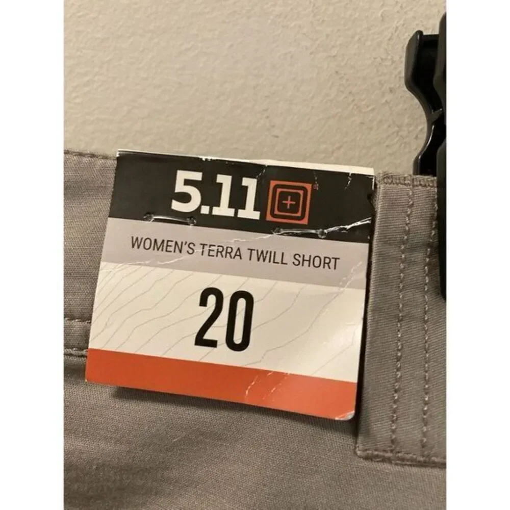5.11 Tactical Women's Terra Twill‎ Short Khaki size 20 NWT
